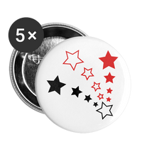 STARZ Buttons small 1'' (5-pack) - white