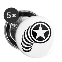 STARP Buttons small 1'' (5-pack) - white