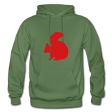 CODE SQUIRELL Hoodie - military green