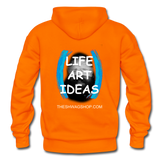 LIFE ART IDEAS Hoodie - orange