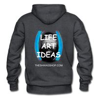 LIFE ART IDEAS Hoodie - charcoal grey