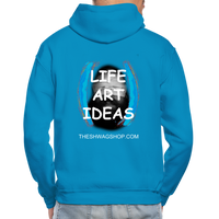 LIFE ART IDEAS Hoodie - turquoise
