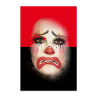 CLOWN Poster 8x12 - white