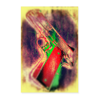 CASE 4558 Poster 8x12 - white