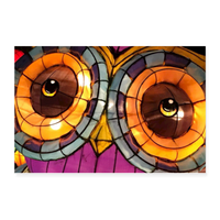 OWL Poster 12x8 - white