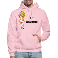 VACCINATED Hoodie - light pink