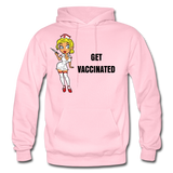 VACCINATED Hoodie - light pink