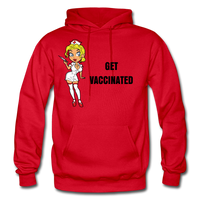 VACCINATED Hoodie - red