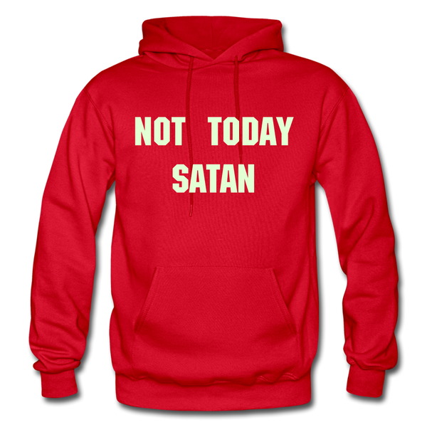 NOT TODAY Hoodie - red