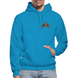 SWEATER HOLES Hoodie - turquoise