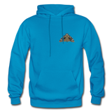 SWEATER HOLES Hoodie - turquoise
