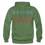 UGLY SWEATER 8 Hoodie - military green