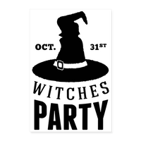 PARTY Poster 24x36 - white
