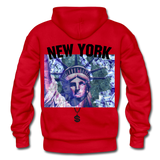 NY Hoodie - red