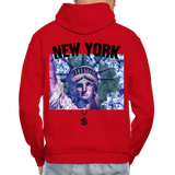 NY Hoodie - red
