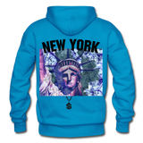 NY Hoodie - turquoise