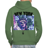 NY Hoodie - military green