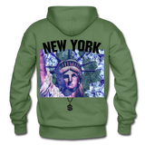 NY Hoodie - military green