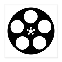 REEL Poster 16x16 - white