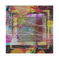 BOUNCE Poster 16x16 - white