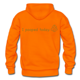 I POOPED Hoodie - orange