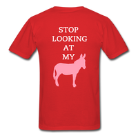 STOP LOOKING - red
