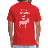 STOP LOOKING - red