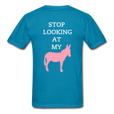 STOP LOOKING - turquoise