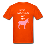 STOP LOOKING - orange