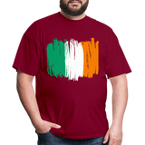IRISH FLAG - burgundy