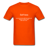 SELF-LESS - orange