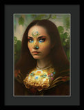 The Traveler Mona Lisa 2233 - Framed Print