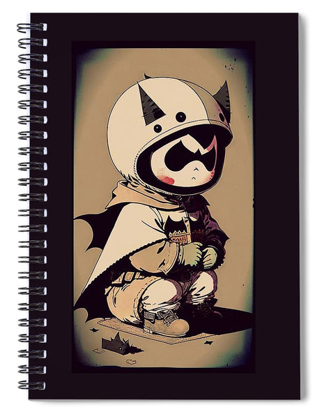 Young Bat - Spiral Notebook