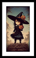 Young Halloween - Framed Print